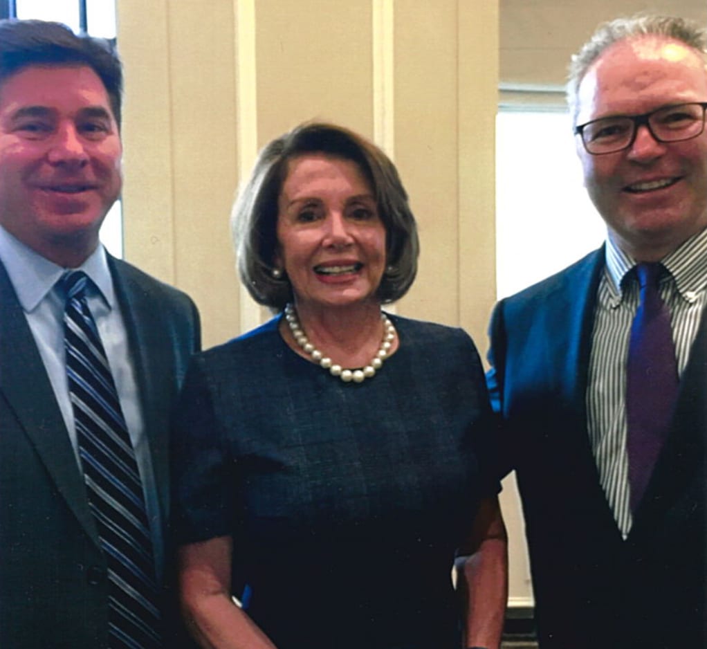 With Speaker Nancy Pelosi at The Capital